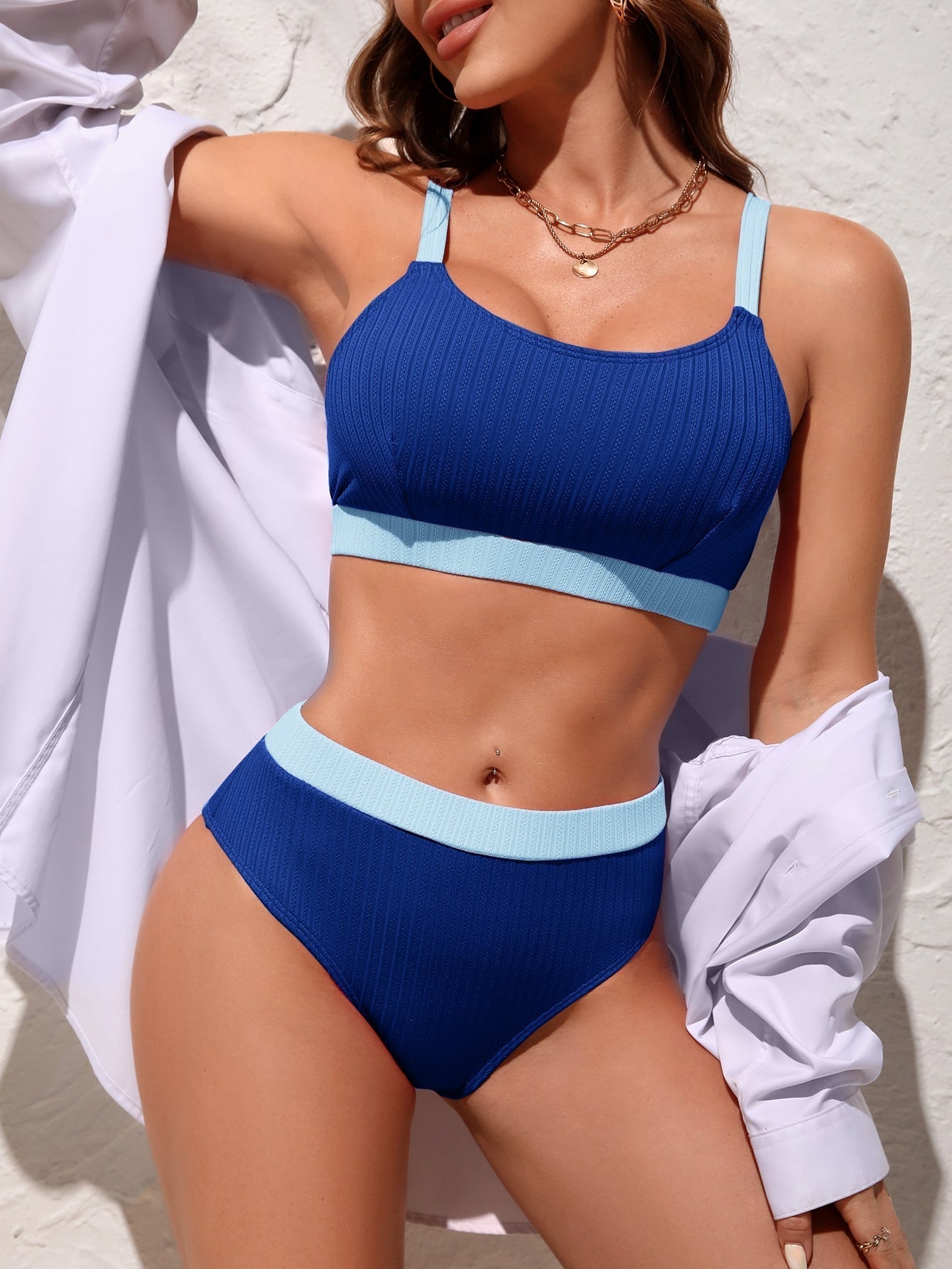 BIKINI SET - Nimes Blue